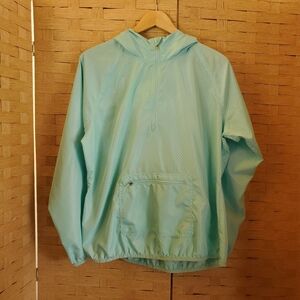 Old Navy Windbreaker Size Large Light Turquoise
